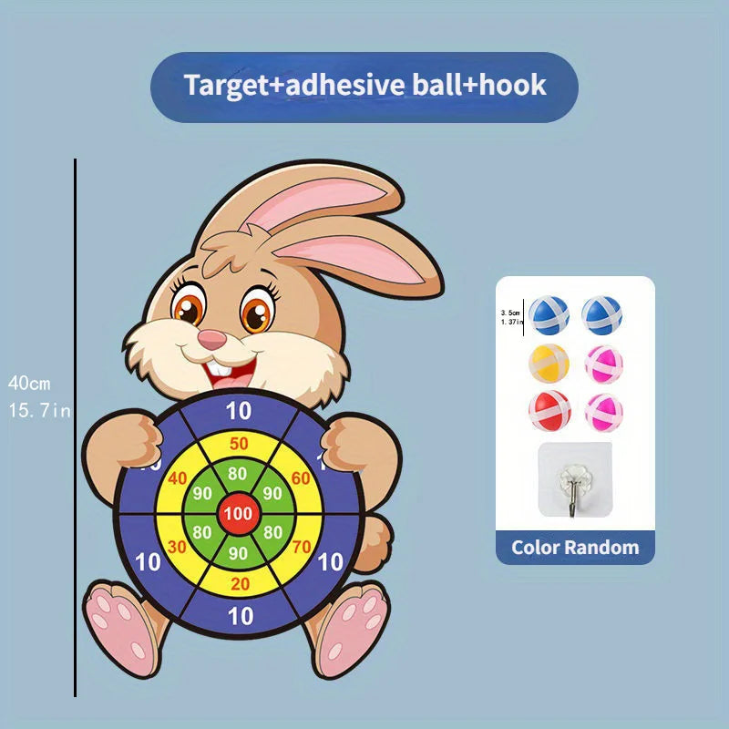 Educational Games Dart Board Baby Toy Stickey Ball Dart Indoor Sports Child Montessori Games for Children 3 to 7 Years