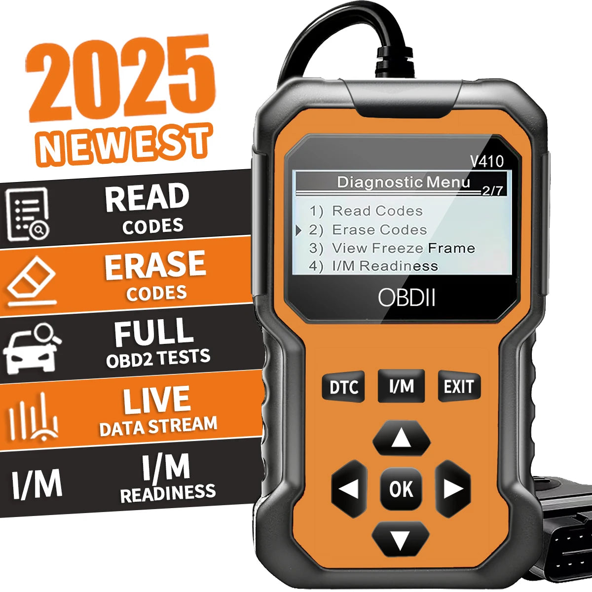 Car Obd2 Scanner Diagnostic Tool Code Reader Engine Fault Code Reader Scanner Can Diagnosis All Obd in 1996 Agreement Car
