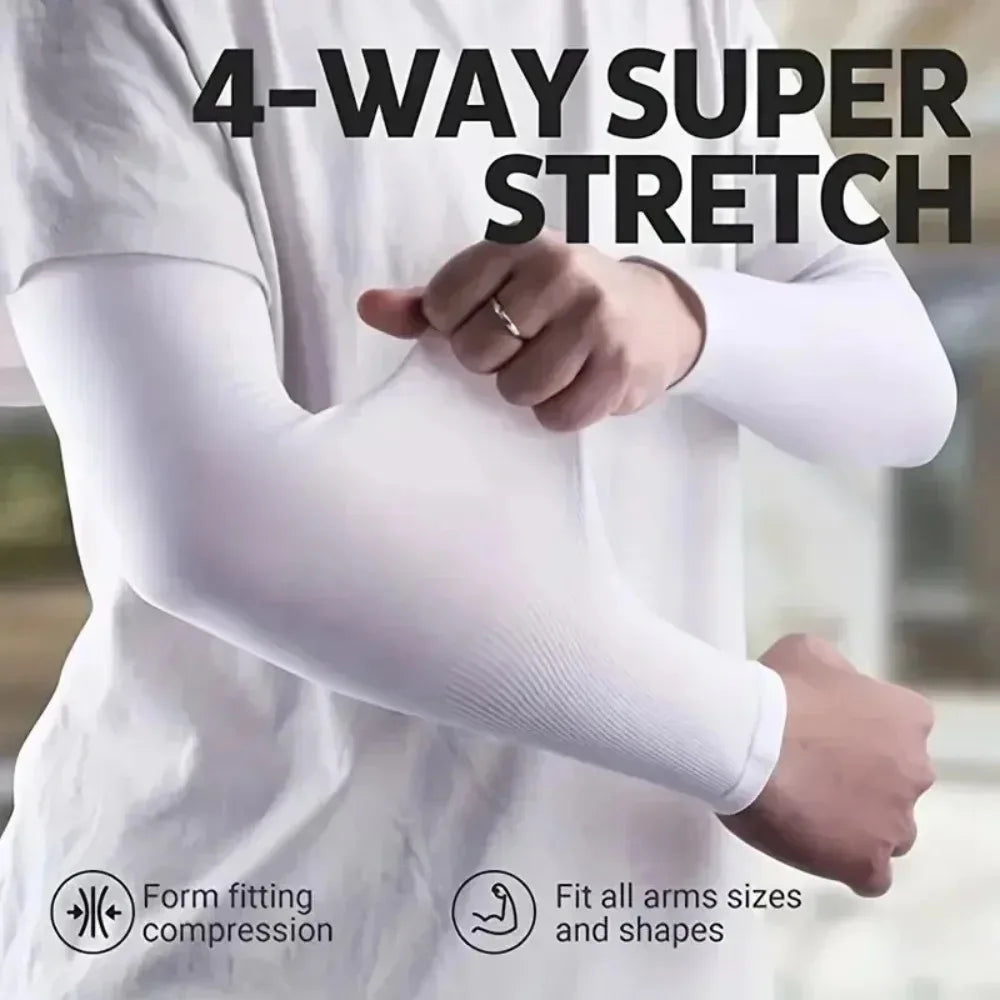 3 Pairs UV Arm Sun Sleeves – Breathable Protection, Uses for Driving Sports Hiking & Outdoor Summer Activities