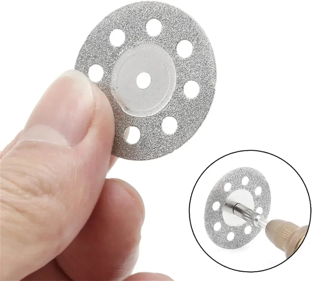 12Pcs/set 22mm Hss Cutting Disc Circular Saw Blade Metal Cut Off Abrasive Tools For Dremel Rotary Tool cutting blade