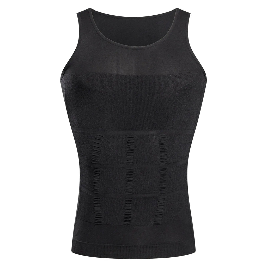 Men Compression Body Shaper Vest Seamless Slimming Tank Top Waist Trainer Belly Control Undershirt Shapewear Weight Loss Shirt