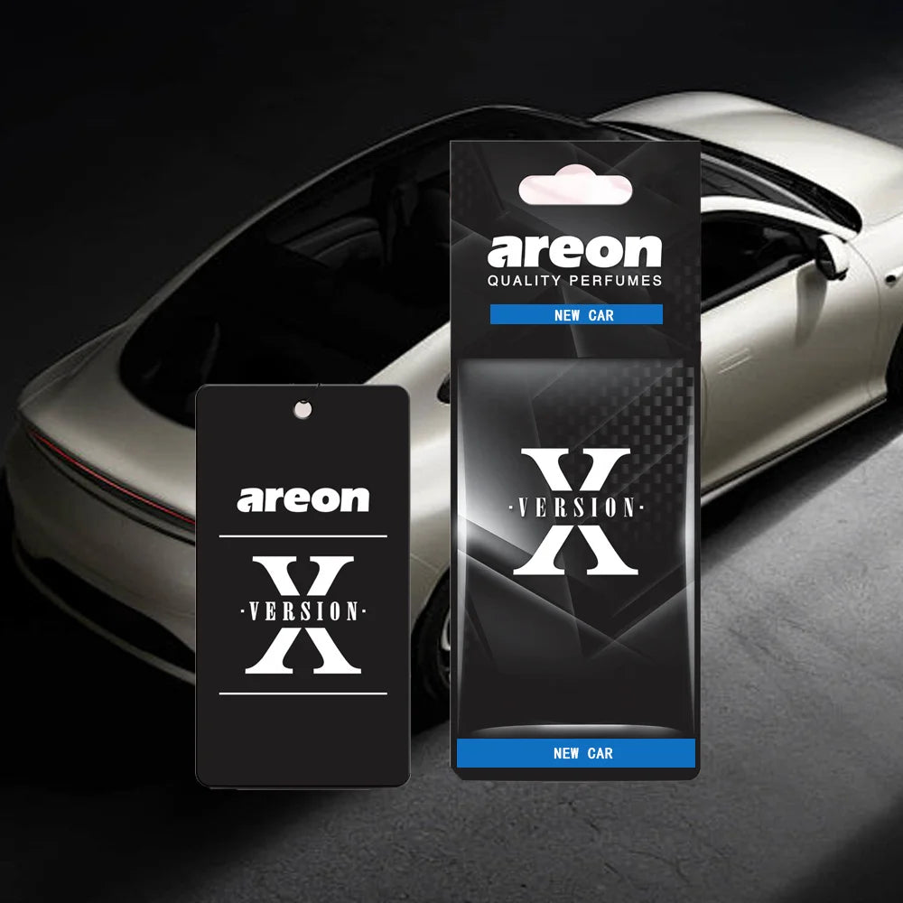 3-60Pcs X Version Car Air Refresher Car Suspension Decoration Home Bathroom Refresher Natural perfume Car Interior Hanging Paper