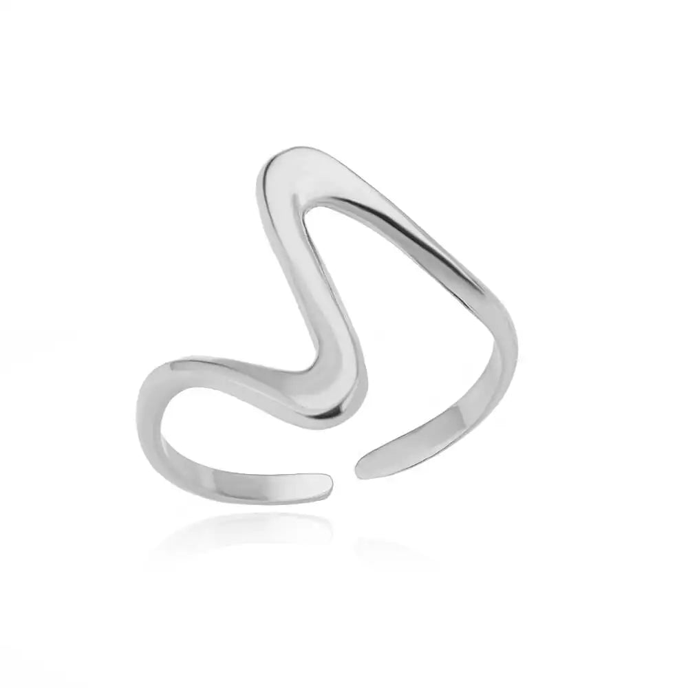 Anxiety Balls Beads Rings for Women Open Spinner Adjustable Finger Ring Stainless Steel Rotating Freely Anti Stress Jewelry Gift
