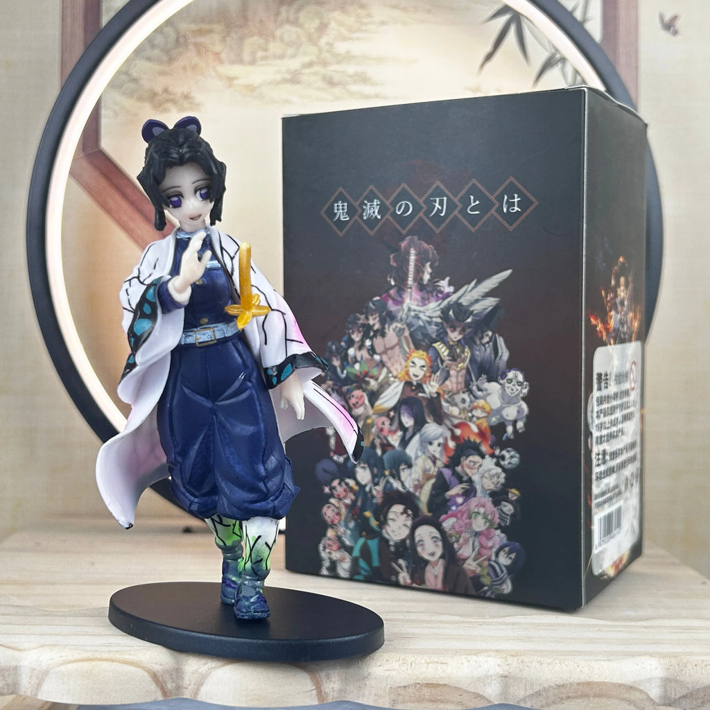 Anime Figure Demon Slayer Figures Kimetsu No Yaiba Doll Tanjiro Nezuko Zenitsu Figurine Inosuke Warrior Action Figure Model Toys