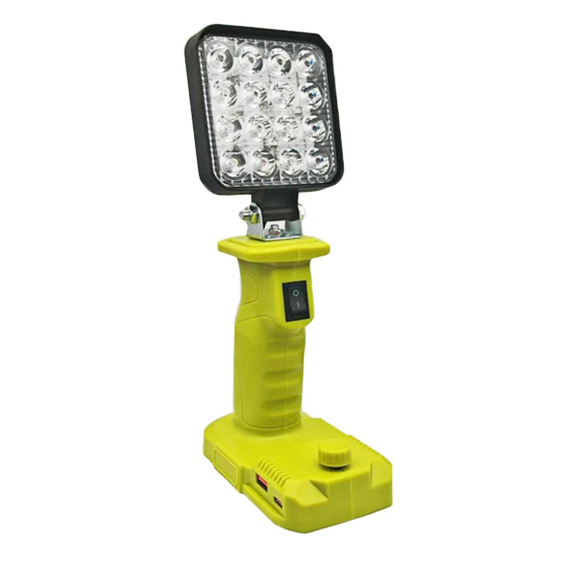 Power Tool Parts For Makita For DeWalt For Bosch For Milwaukee For Ryobi lithium Battery Flashlight Working Light Camping Lamp
