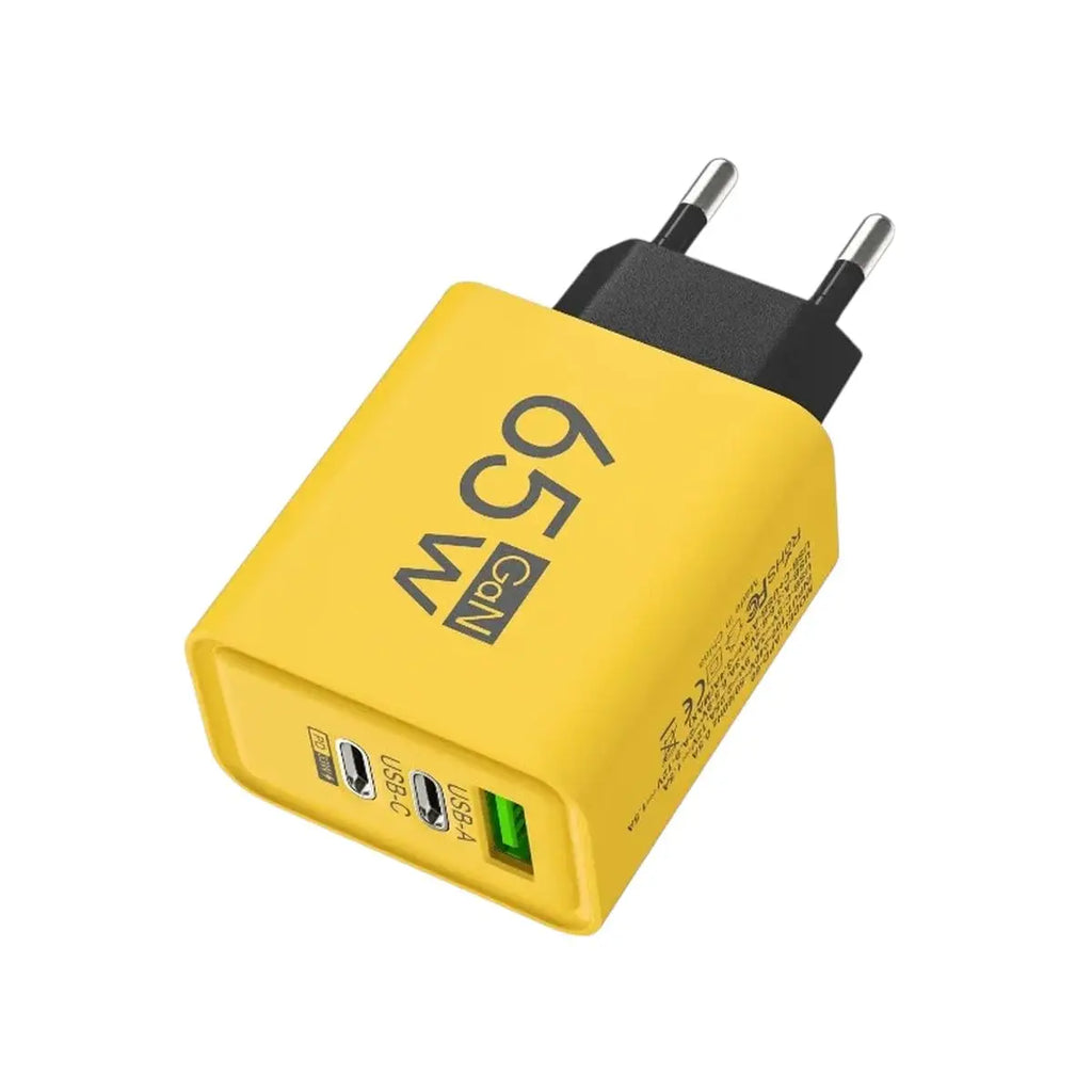 3 in 1 GaN PD Fast Charger for iPhone 15 Samsung Huawei Xiaomi - Quick Charging Adapter with Type C And USB Ports