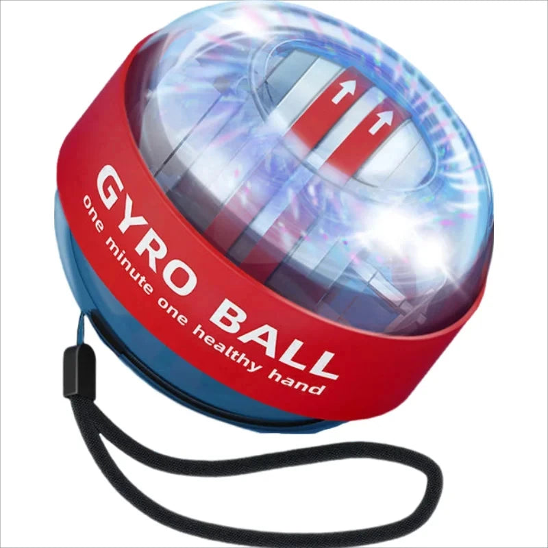 Power Ball Silent Grip Strength Device with Built in Elastic Device Self Starting Wrist Power Training Wrist Power Ball