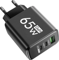 3 in 1 GaN PD Fast Charger for iPhone 15 Samsung Huawei Xiaomi - Quick Charging Adapter with Type C And USB Ports