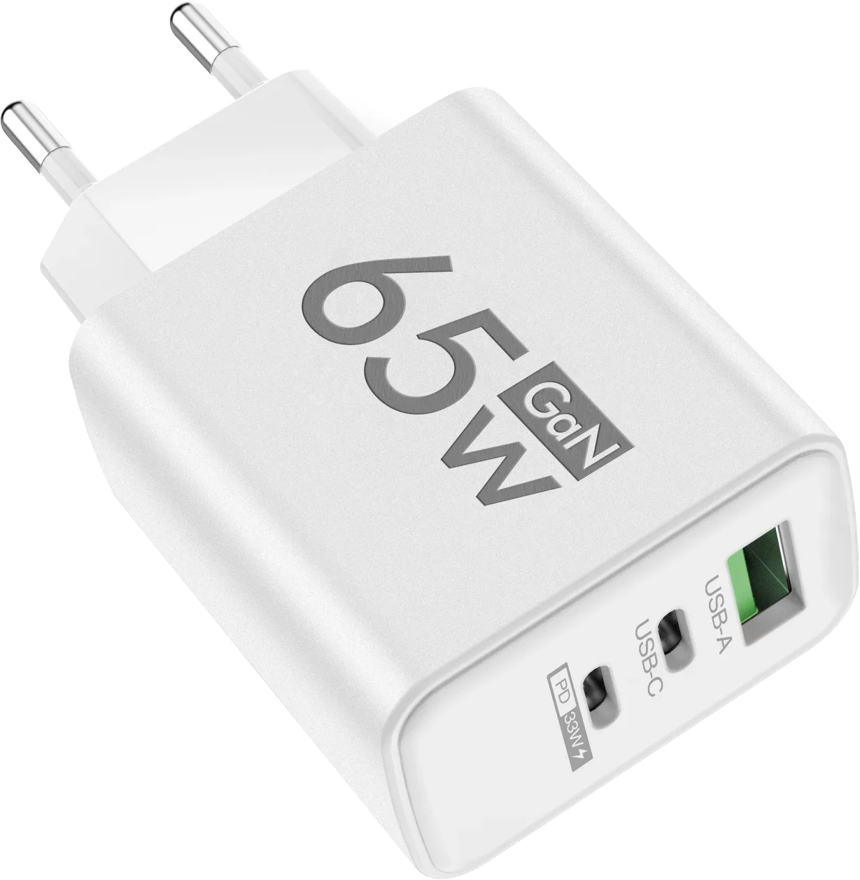 3 in 1 GaN PD Fast Charger for iPhone 15 Samsung Huawei Xiaomi - Quick Charging Adapter with Type C And USB Ports