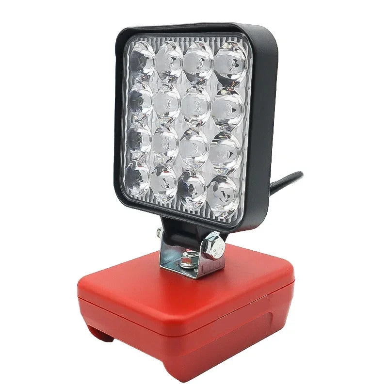 Power Tool Parts For Makita For DeWalt For Bosch For Milwaukee For Ryobi lithium Battery Flashlight Working Light Camping Lamp