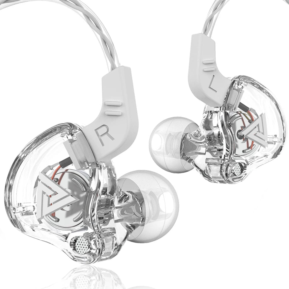 VIKEFON QKZ AK6 In Ear Earphone 6 Dynamic Driver Unit Headphone With Mic Stereo Sports HIFI Subwoofer Headset Monitor Earbuds