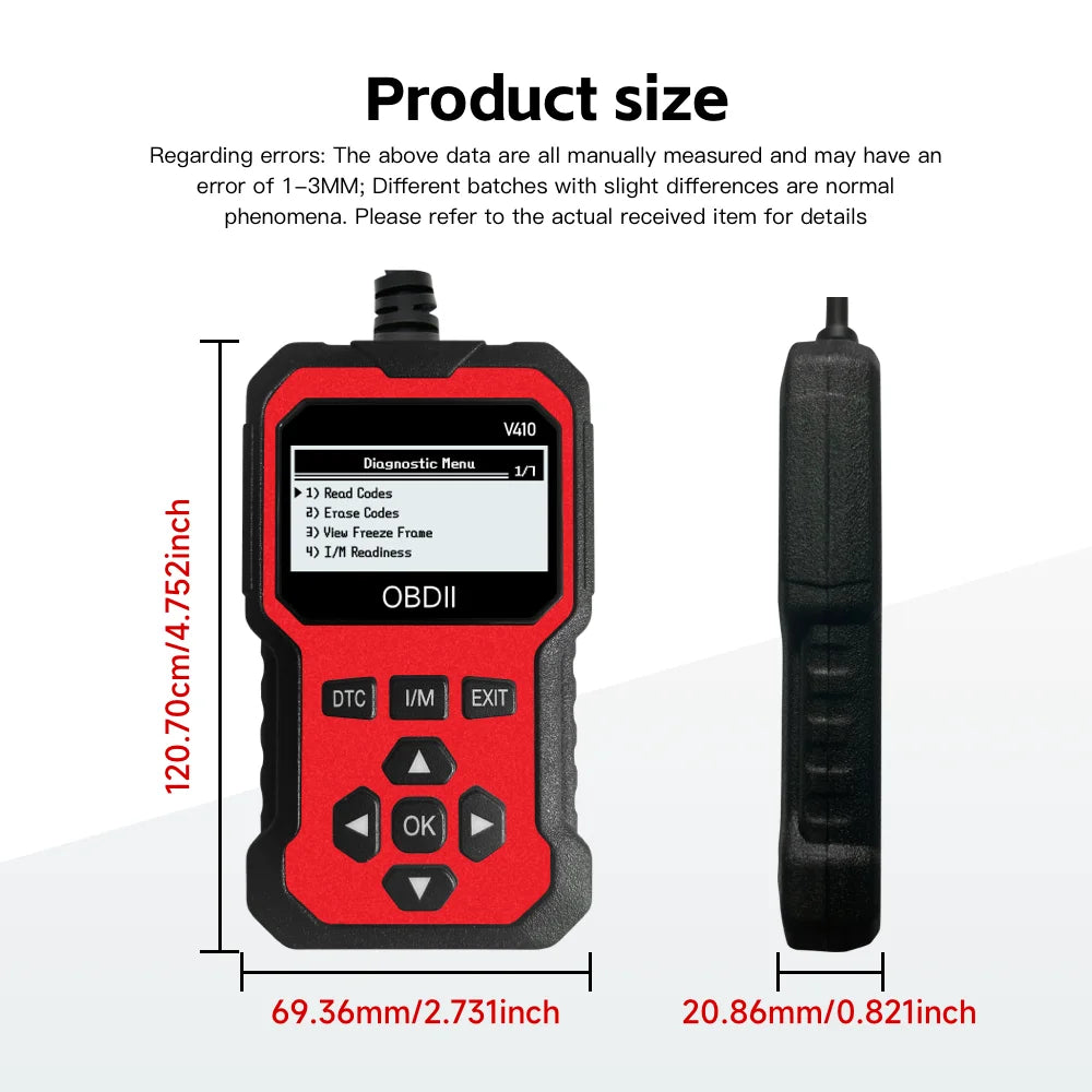 Car Obd2 Scanner Diagnostic Tool Code Reader Engine Fault Code Reader Scanner Can Diagnosis All Obd in 1996 Agreement Car