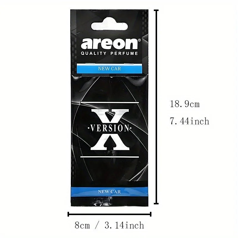 3-60Pcs X Version Car Air Refresher Car Suspension Decoration Home Bathroom Refresher Natural perfume Car Interior Hanging Paper