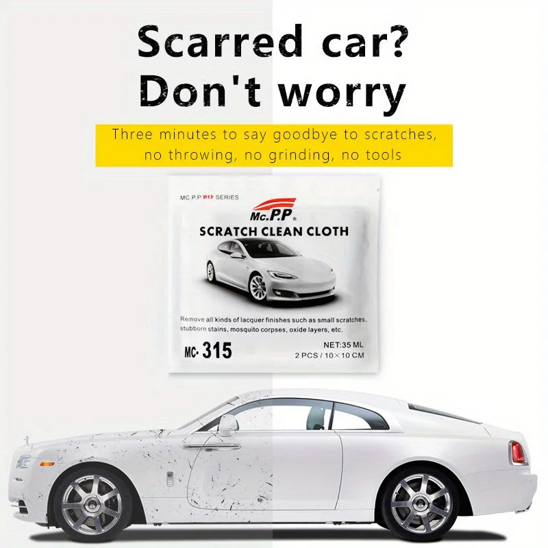 Upgraded Nano Magic Scratch Remover Cloth Multipurpose Car Paint Scratch Repair Cloth Shine Restore