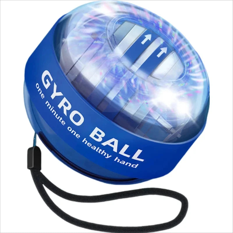 Power Ball Silent Grip Strength Device with Built in Elastic Device Self Starting Wrist Power Training Wrist Power Ball