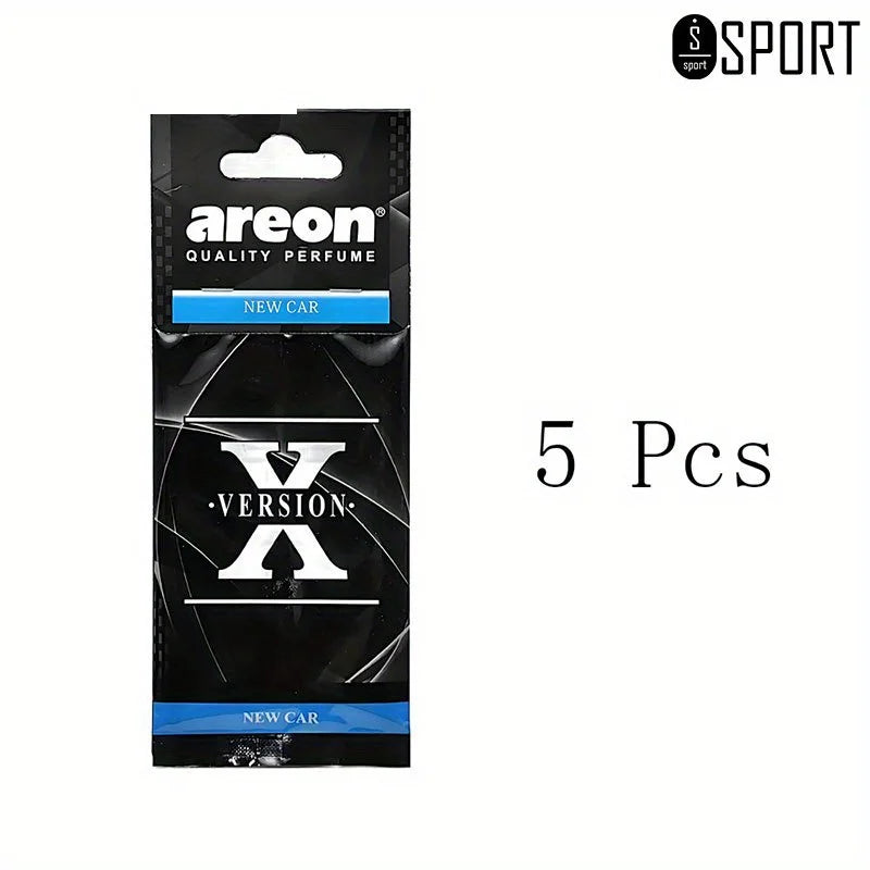 3-60Pcs X Version Car Air Refresher Car Suspension Decoration Home Bathroom Refresher Natural perfume Car Interior Hanging Paper