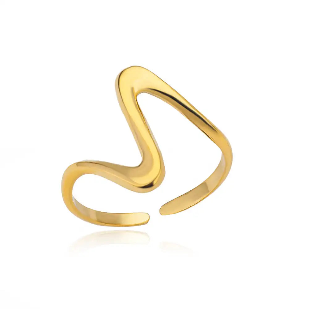Anxiety Balls Beads Rings for Women Open Spinner Adjustable Finger Ring Stainless Steel Rotating Freely Anti Stress Jewelry Gift