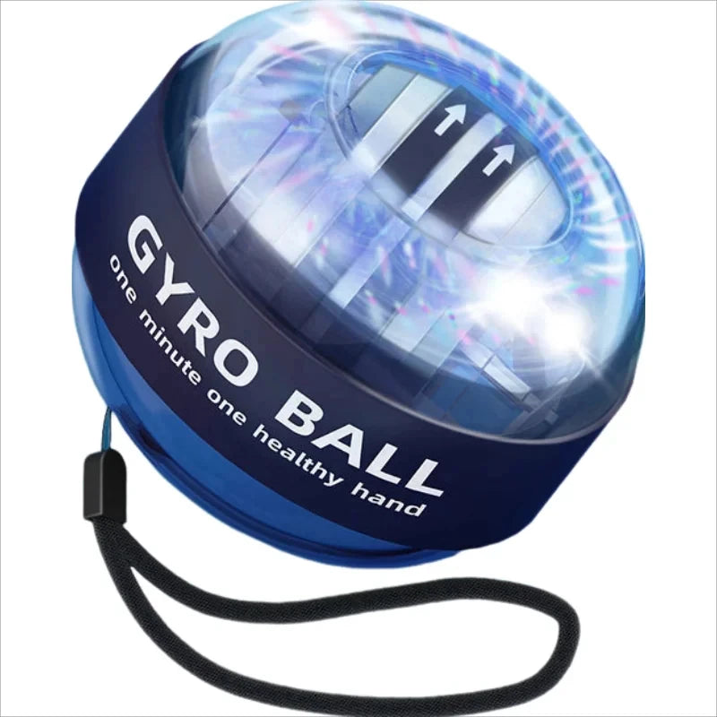 Power Ball Silent Grip Strength Device with Built in Elastic Device Self Starting Wrist Power Training Wrist Power Ball
