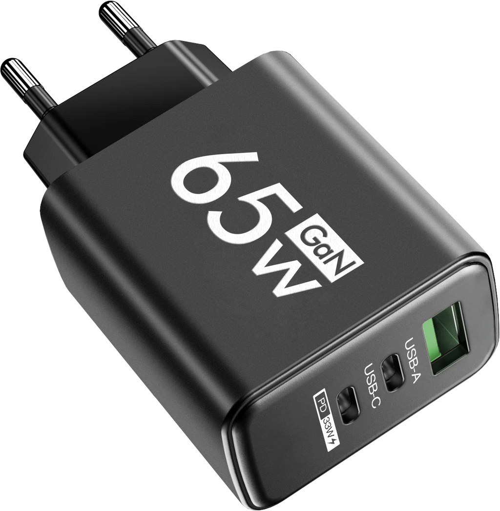 3 in 1 GaN PD Fast Charger for iPhone 15 Samsung Huawei Xiaomi - Quick Charging Adapter with Type C And USB Ports