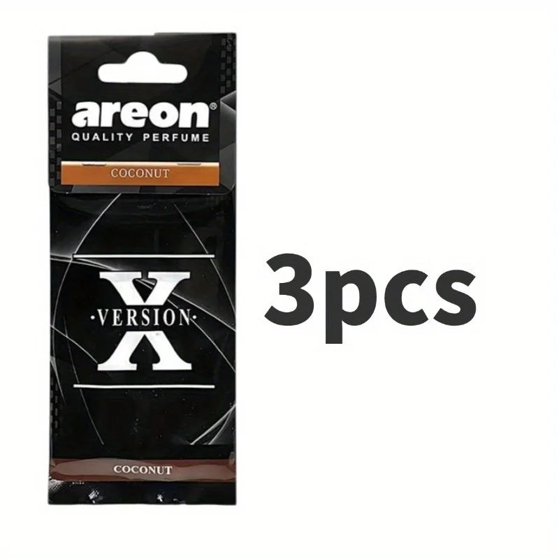 3-60Pcs X Version Car Air Refresher Car Suspension Decoration Home Bathroom Refresher Natural perfume Car Interior Hanging Paper