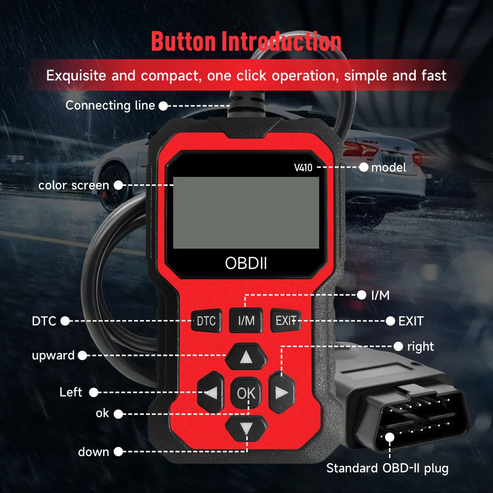 Car Obd2 Scanner Diagnostic Tool Code Reader Engine Fault Code Reader Scanner Can Diagnosis All Obd in 1996 Agreement Car