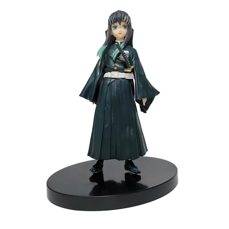 Anime Figure Demon Slayer Figures Kimetsu No Yaiba Doll Tanjiro Nezuko Zenitsu Figurine Inosuke Warrior Action Figure Model Toys