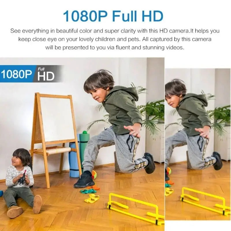 HD 1080P Mini Camera Wireless WiFi Baby Monitor Indoor Safety Security Surveillance Night Vision Camera IP Camera Recorder