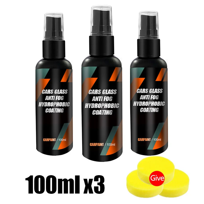 Car Water Repellent Spray Anti Rain Coating For Cars Glass Hydrophobic Anti-rain Liquid Windshield Mirror Mask Auto Chemical Age