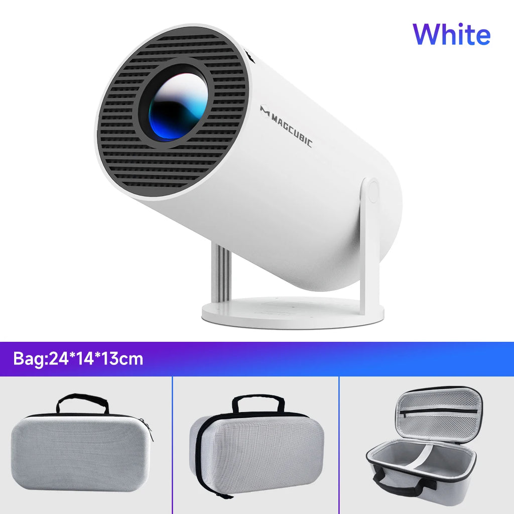 HY300pro WIFI Mobile Phone Same Screen Edition Home Living Room HD Smart 4K Home Theater Auto Focus Android Portable Projector