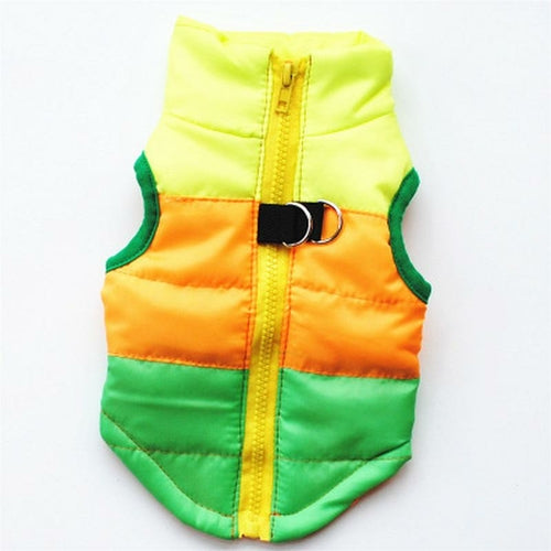 Winter Warm Jacket Pet Dog clothes Windproof Coat Dogs Snowsuit Vest